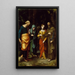 Heilige Petrus, Martha, Maria Magdalena und Leonard - Correggio — gerahmtes Bild an der Wand