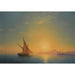 Reproduktion des Gemäldes Sonnenuntergang auf Ischia - Ivan Konstantinovich Aivazovsky