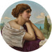 Herz auf den Lippen und Seele in den Augen - John William Godward — in einem Innenraum präsentiert