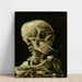 Reproduktion des Gemäldes Schädel eines rauchenden Skeletts mit Zigarette - Vincent Van Gogh