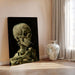 Reproduktion des Gemäldes Schädel eines rauchenden Skeletts mit Zigarette - Vincent Van Gogh