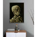 Reproduktion des Gemäldes Schädel eines rauchenden Skeletts mit Zigarette - Vincent Van Gogh