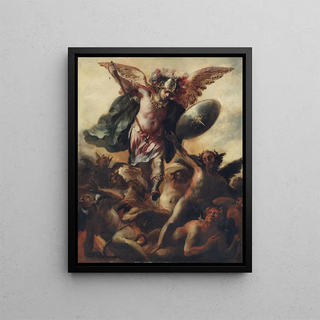 Cristbal De Villalpando - Saint Michael vanquishing the Devil.webp