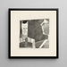 Croquis de portrait: Tante et Neveu - Paul Klee — gerahmtes Bild an der Wand