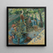 Apfelernte - Camille Pissarro — gerahmtes Bild an der Wand
