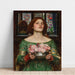 Reproduktion des Gemäldes Cueillez les boutons de rose tant que vous le pouvez - John William Waterhouse