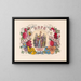 Glaube, Hoffnung, Nächstenliebe - Currier & Ives — gerahmtes Bild an der Wand