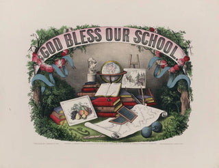 Gott segne unsere Schule - Currier & Ives — Ansicht des Kunstwerks