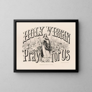 Currier  Ives - Holy virgin pray for us.webp