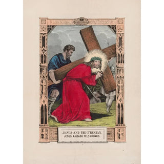 Currier Ives - Jesus and the Cyrenian.webp