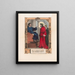 Jesus zum Tode verurteilt - Currier & Ives — gerahmtes Bild an der Wand