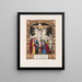 Jesus am Kreuz - Currier & Ives — gerahmtes Bild an der Wand
