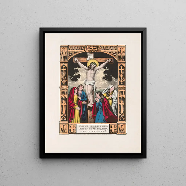 Currier Ives - Jesus crucified.webp