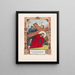 Jesus fällt zum ersten Mal - Currier & Ives — gerahmtes Bild an der Wand