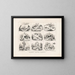 Jetons de devise sacrée - Currier & Ives — gerahmtes Bild an der Wand