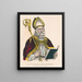 Saint Patrick - Currier Ives — gerahmtes Bild an der Wand