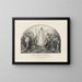 Der große Befehl - Currier & Ives — gerahmtes Bild an der Wand