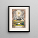 L'Eucharistie - Currier Ives — gerahmtes Bild an der Wand