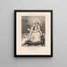 Der Felsen der Zeitalter - Currier Ives — gerahmtes Bild an der Wand