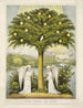L'Arbre de vie de chaque côté du fleuve était l'arbre de vie qui portait douze sortes de fruits - Currier Ives — Ansicht des Kunstwerks