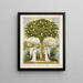 L'Arbre de vie de chaque côté du fleuve était l'arbre de vie qui portait douze sortes de fruits - Currier Ives — gerahmtes Bild an der Wand