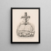 La Parole et le Signe - Currier Ives — gerahmtes Bild an der Wand