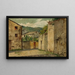 Ansicht der Stadt Cassa an der Riviera di Levante - Curt Agthe — gerahmtes Bild an der Wand