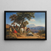 Arabischer Ritter in den Bergen - Curt Grolig — gerahmtes Bild an der Wand
