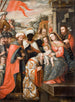 Anbetung der Könige - Schule von Cusco — Ansicht des Kunstwerks