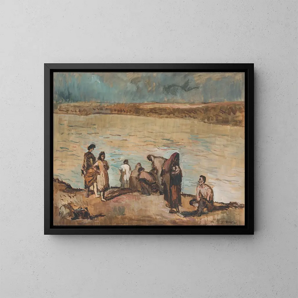 Ohne Wohnsitz - Cyprian Majernik — gerahmtes Bild an der Wand