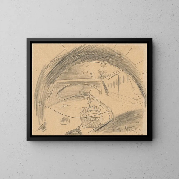 Pont - Cyprian Majernik — gerahmtes Bild an der Wand