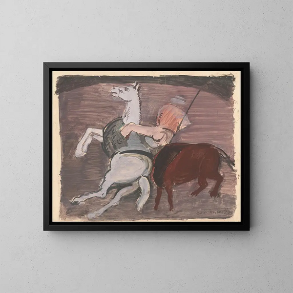Corrida - Cyprian Majernik — gerahmtes Bild an der Wand