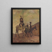 Don Quichotte und Sancho Panza - Cyprian Majernik — gerahmtes Bild an der Wand