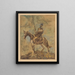 Don Quichotte - Cyprian Majernik — gerahmtes Bild an der Wand
