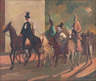 Eintritt in den Ring - Cyprian Majernik — Ansicht des Kunstwerks
