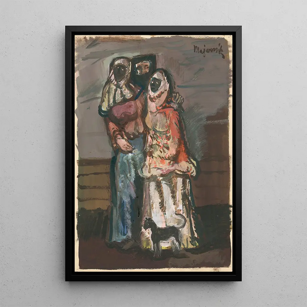 Reproduktion des Gemäldes Masken - Cyprian Majernik