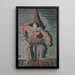 Pierrot - Cyprian Majernik — gerahmtes Bild an der Wand
