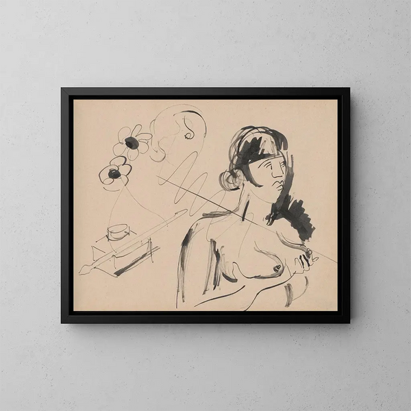Skiér - Cyprian Majernik — gerahmtes Bild an der Wand