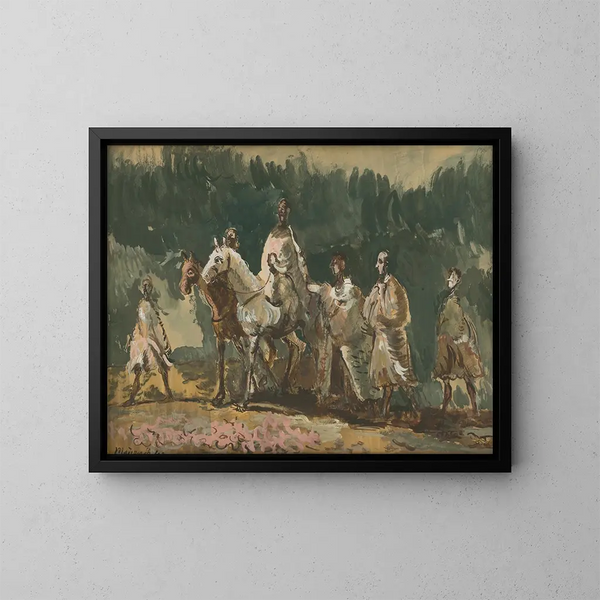 Somnambules - Cyprian Majernik — gerahmtes Bild an der Wand