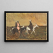Drei Reiter - Cyprian Majernik — gerahmtes Bild an der Wand
