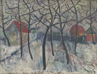 Bäume in einem Garten - Cyprian Majernik — Ansicht des Kunstwerks