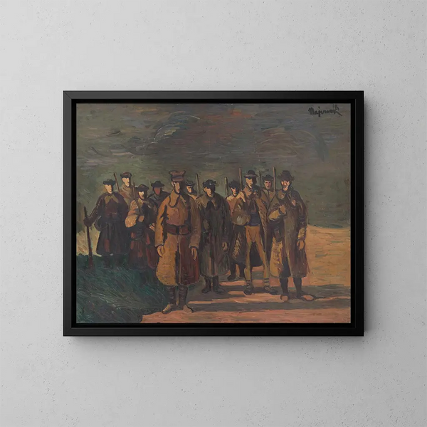 Uhr - Cyprian Majernik — gerahmtes Bild an der Wand