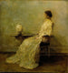 Dame in Weiß Nr. 2 - Thomas Wilmer Dewing — Ansicht des Kunstwerks