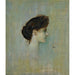 Reproduktion des Gemäldes Damenbildnis (Porträt einer jungen Dame) - Franz von Stuck