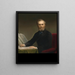 Carl Schurz - Daniel Huntington — gerahmtes Bild an der Wand