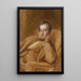 Washington Irving - Daniel Huntington — gerahmtes Bild an der Wand