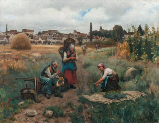 Daniel Ridgway Knight - A restful moment.webp