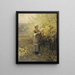 Frühling - Daniel Ridgway Knight — gerahmtes Bild an der Wand