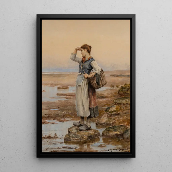 Reproduktion des Gemäldes Die Wasserträgerinnen - Daniel Ridgway Knight