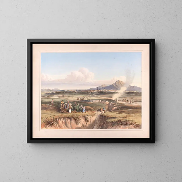 Vues d'Égerton au Mexique Pl01 - Daniel Thomas Egerton — gerahmtes Bild an der Wand